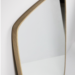 Nordic design mirrors with profile in natural oiled solid oak 