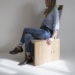 chair in solid oiled natural oak perfect for the bedroom and living area 