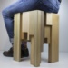modern and contemporary stool with a multifunctional design suitable for any room in the home 