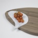 European design tray for food, fruit, vegetables, bread, cold cuts, pizza and meat 