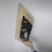 contemporary design tray in ash and resin, practical and manageable 